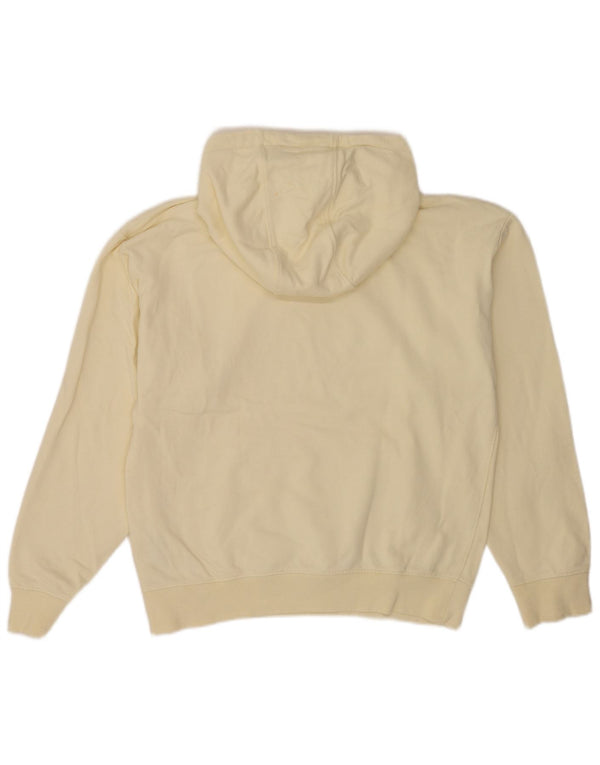 Felpa con cappuccio Nike da uomo, vestibilità ampia, piccola, in cotone giallo