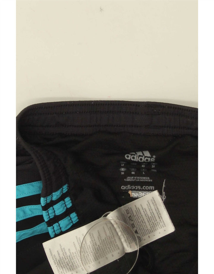 Adidas Womens Clima 365 Sport Shorts UK 12 Medium Black Polyester