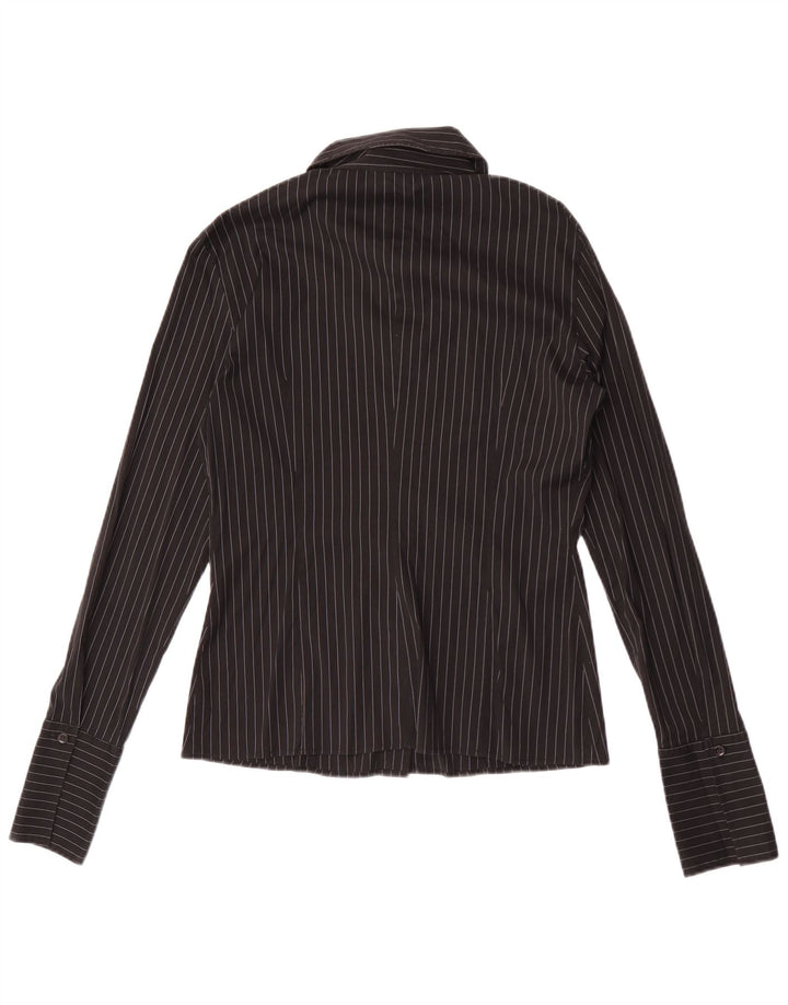Max & Co. Dameskjorte UK 14 Medium Black Pinstripe
