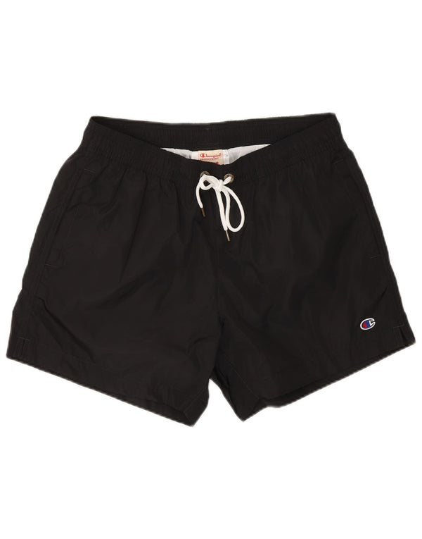 Champion Mens Swimming Shorts Medium Black Polyester