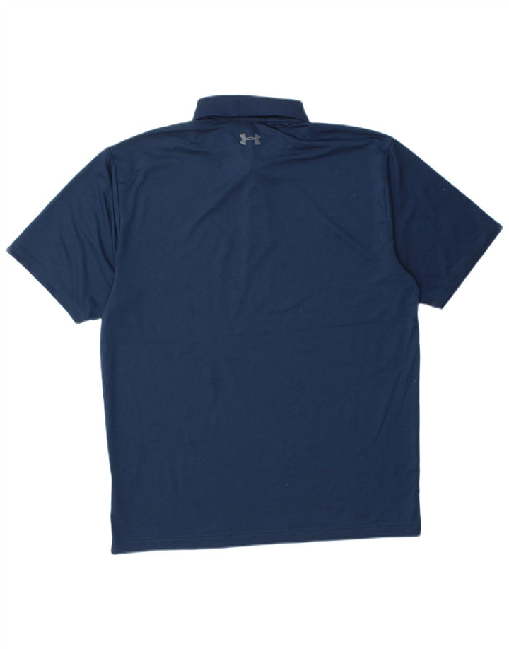 UNDER ARMOUR Herren Heat Gear Poloshirt Medium Marineblau Polyester