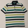 MARINA YACHTING Mens Polo Shirt Medium Multicoloured Striped Vintage Marina Yachting and Second-Hand Marina Yachting from Messina Hembry 