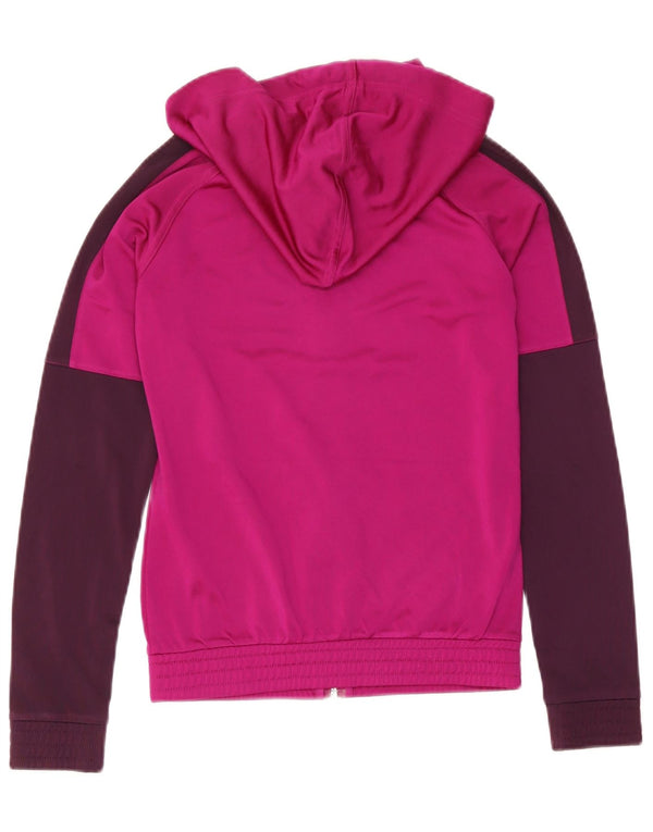 Damski sweter z kapturem i zamkiem Reebok UK 4/6 XS w kolorze różowym