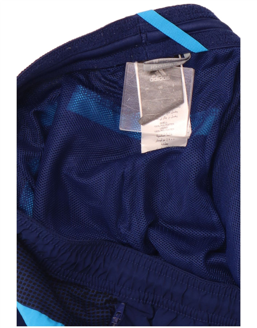 ADIDAS Womens Climacool Sport Shorts UK 16 Large  Blue Polyester