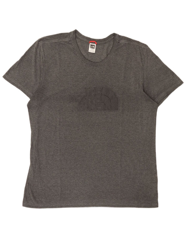 The North Face T-Shirt Graphique Homme Top XL Gris Coton