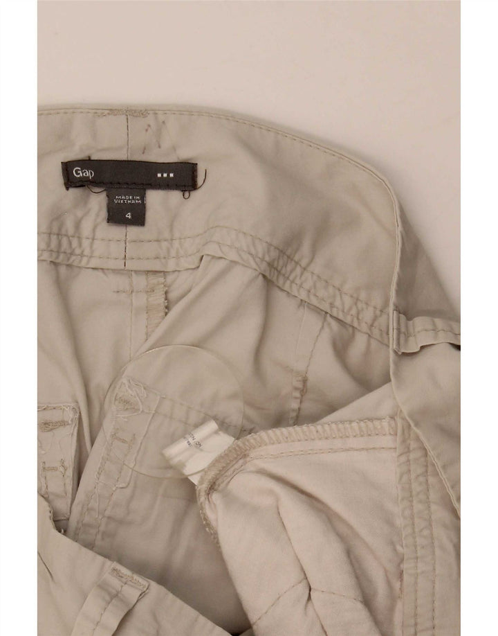 Gap Womens Cargo Shorts US 4 Small W32  Beige Cotton