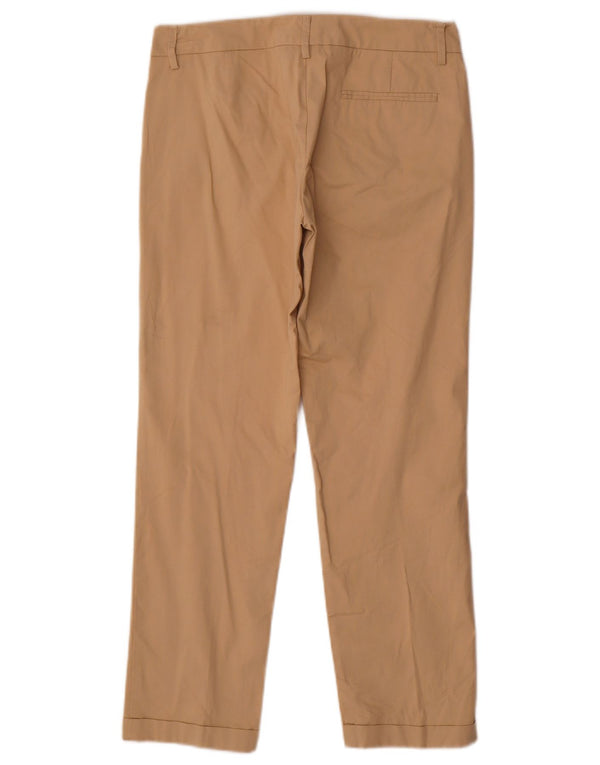 Pantaloni chino slim da donna Moschino UK 8 Small W29 L27 Cotone beige
