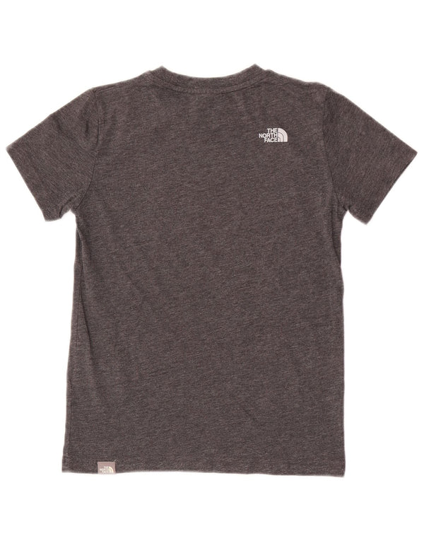 The North Face Boys T-Shirt Top 9-10 år Medium Grå Bomuld
