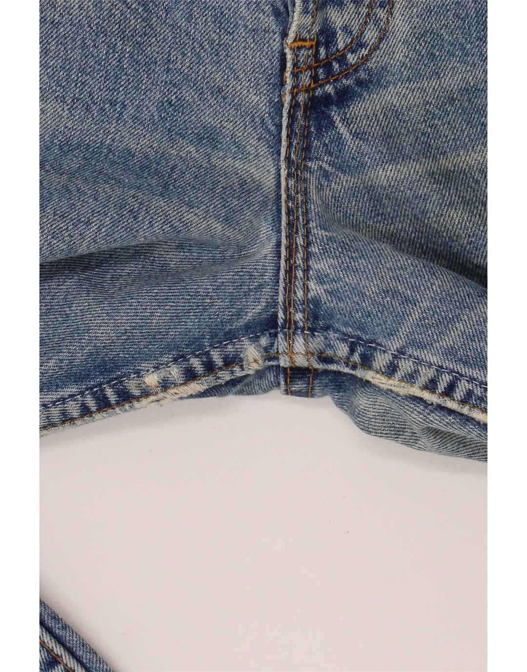 Jeans dritti invecchiati da uomo Levi's W36 L32 in cotone blu