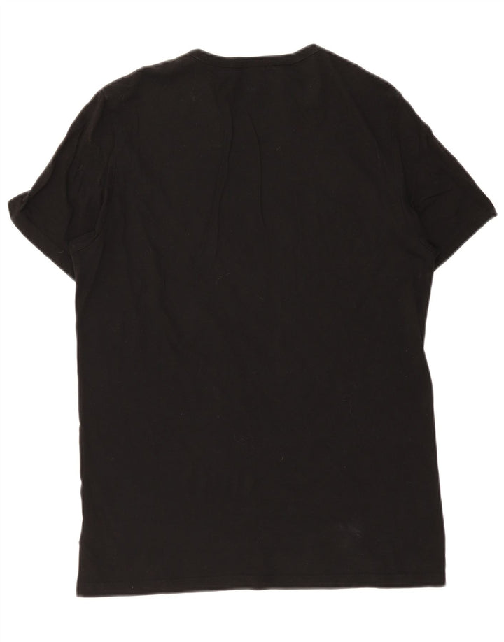 G-Star Mens Graphic T-Shirt Top Medium Black Cotton