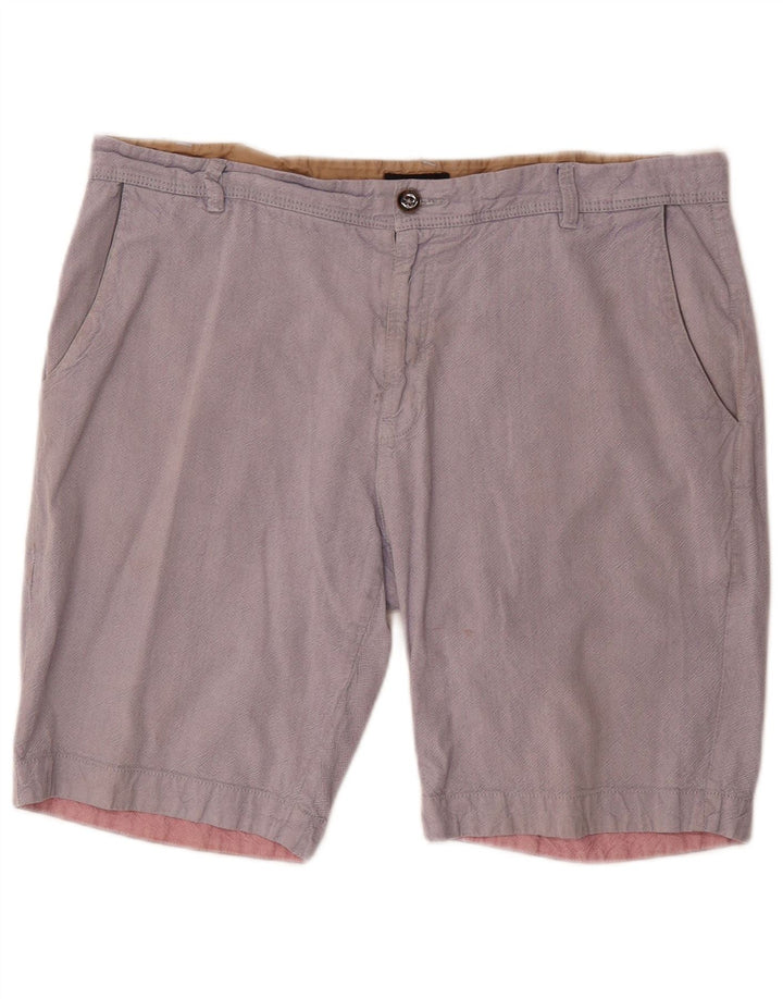 Pantaloncini chino da uomo Ted Baker W38 XL cotone grigio
