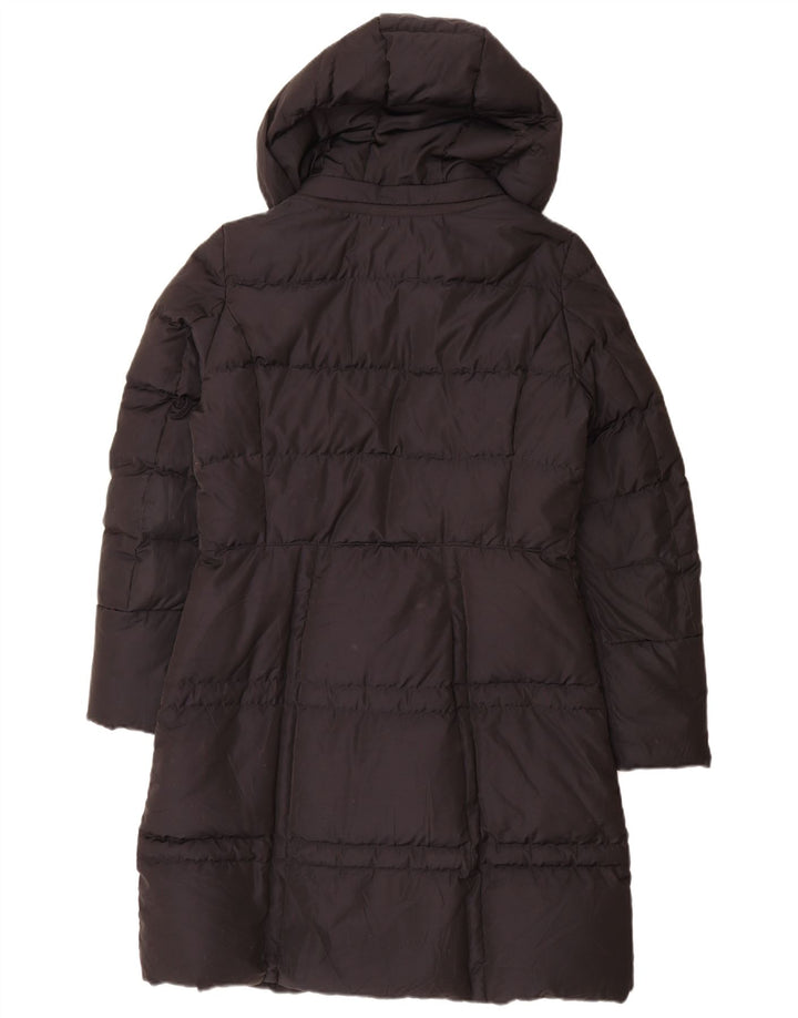 Cappotto imbottito con cappuccio da donna Geox UK 12 medio poliestere nero