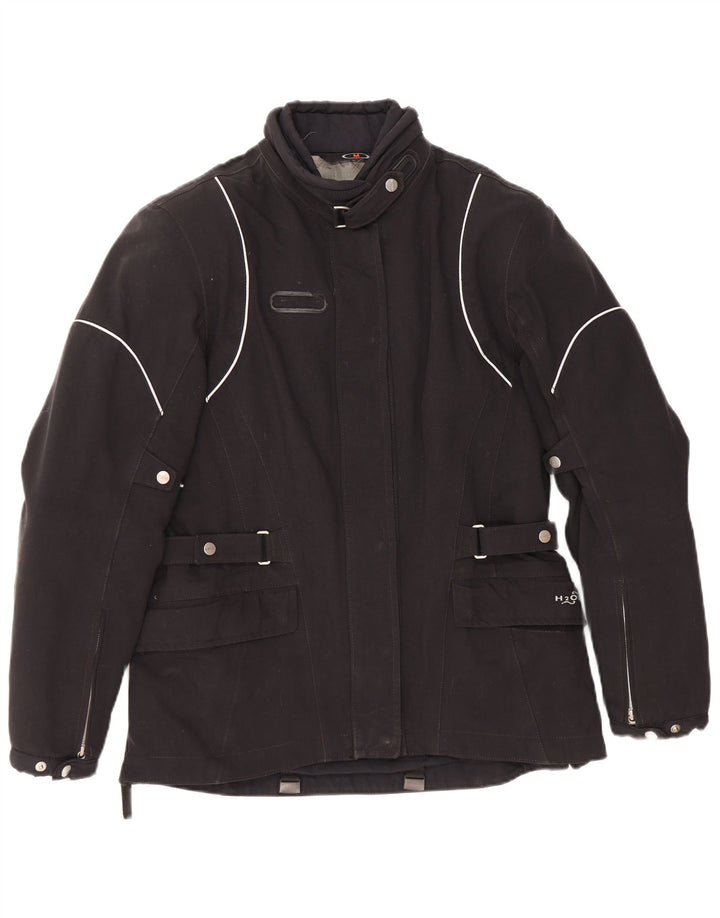 Giacca Spidi Motorstyle Racer da donna UK 14 Medium Nero Poliestere