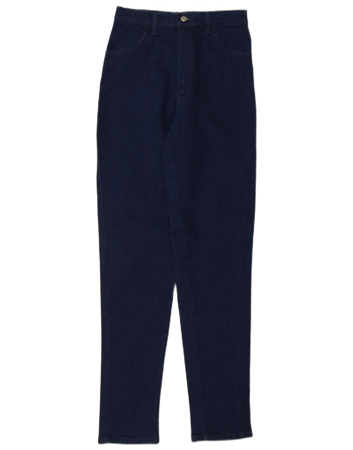 Vintage koniske jeans til kvinder W27 L32 marineblå