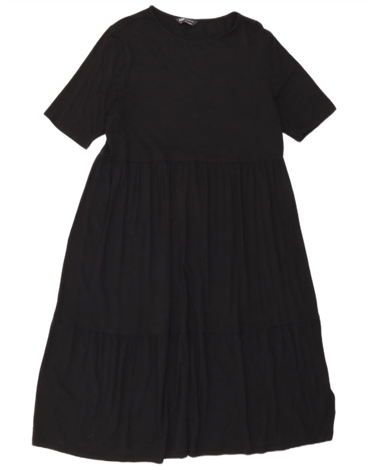 Marks & Spencer Womens Maxi Dress UK 16 Large  Black Viscose