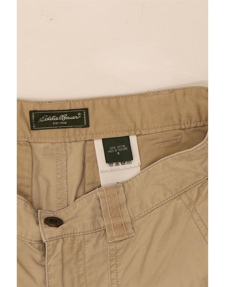 EDDIE BAUER Womens Straight Capri Cargo Trousers US 8 Medium W30 L22 Beige Vintage Eddie Bauer and Second-Hand Eddie Bauer from Messina Hembry 