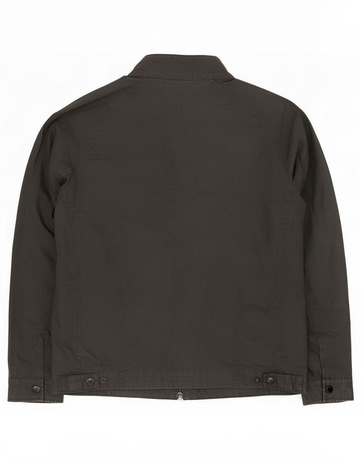 Marks & Spencer Herren Bomberjacke UK 40 Große schwarze Baumwolle