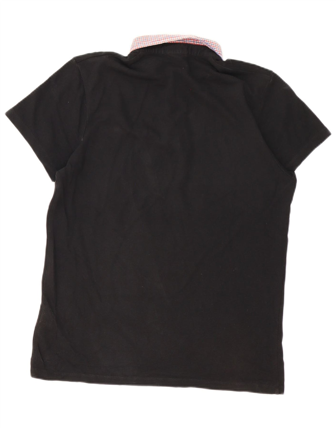 Jack & Jones Mens Polo Shirt Large Black Cotton