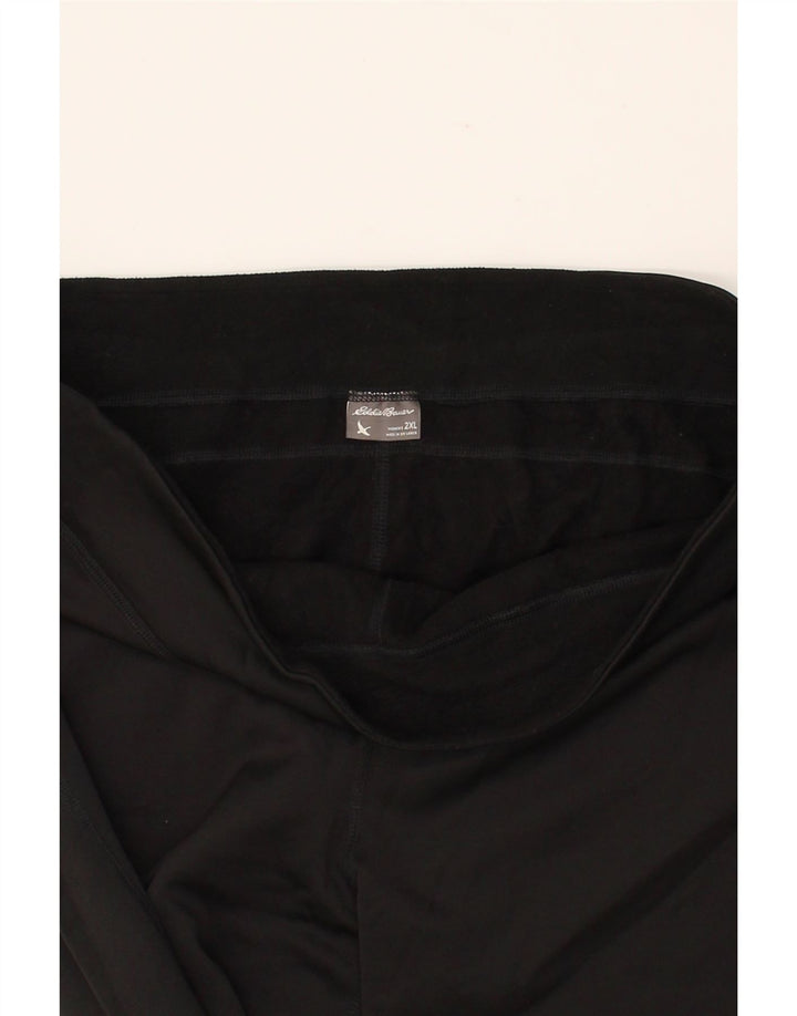 EDDIE BAUER Womens Tracksuit Trousers UK 20 2XL  Black Polyester Vintage Eddie Bauer and Second-Hand Eddie Bauer from Messina Hembry 