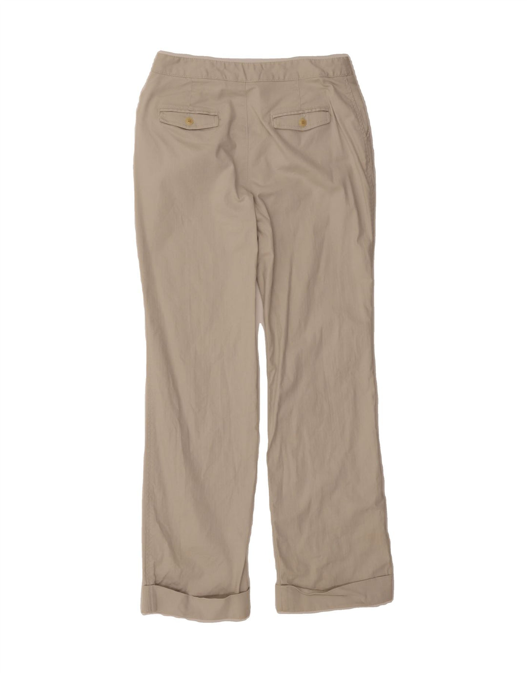 EDDIE BAUER Womens Straight Chino Trousers US 8 Medium W30 L32 Off White Vintage Eddie Bauer and Second-Hand Eddie Bauer from Messina Hembry 