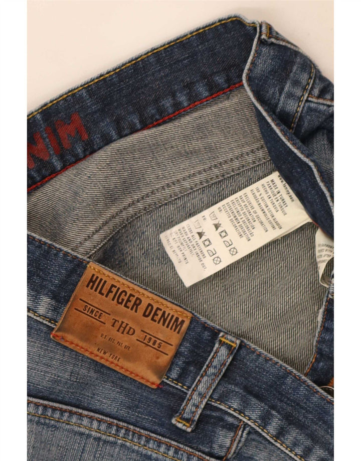 Tommy Hilfiger Mens Cropped Straight Jeans W34 L26 Blue