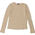 ZARA Womens Top Long Sleeve UK 10 Small White Vintage Zara and Second-Hand Zara from Messina Hembry 