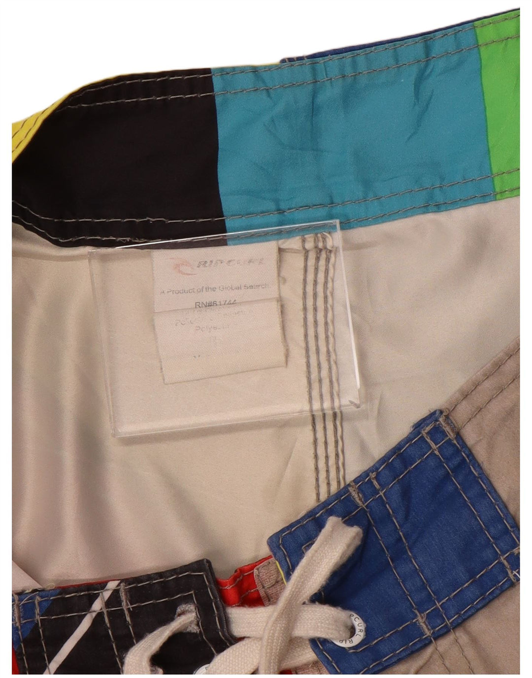 Pantaloncini da bagno da uomo Rip Curl Poliestere color block medio multicolore