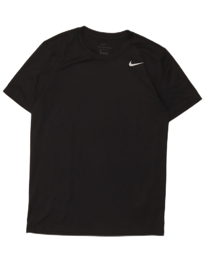 Nike Hommes Dri Fit T-Shirt Haut Petit Noir Polyester