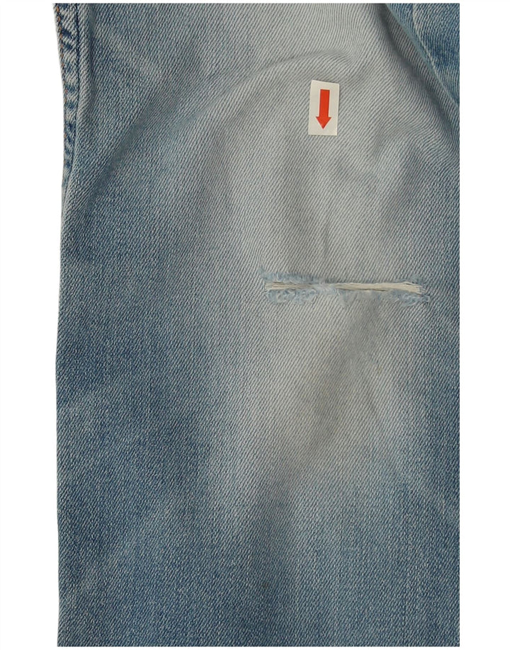 LEE Womens Powell Slim Jeans W30 L34 Blue Cotton
