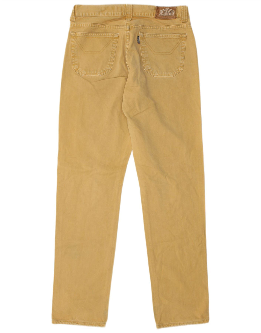 Jeckerson Mens Slim Jeans W32 L32 Yellow