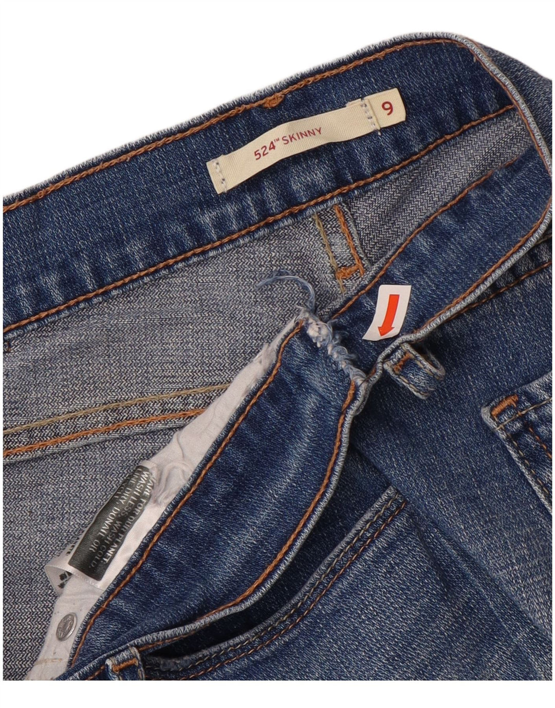 Jeans skinny Levi's da donna 524 US 9 medi W30 L28 Blu