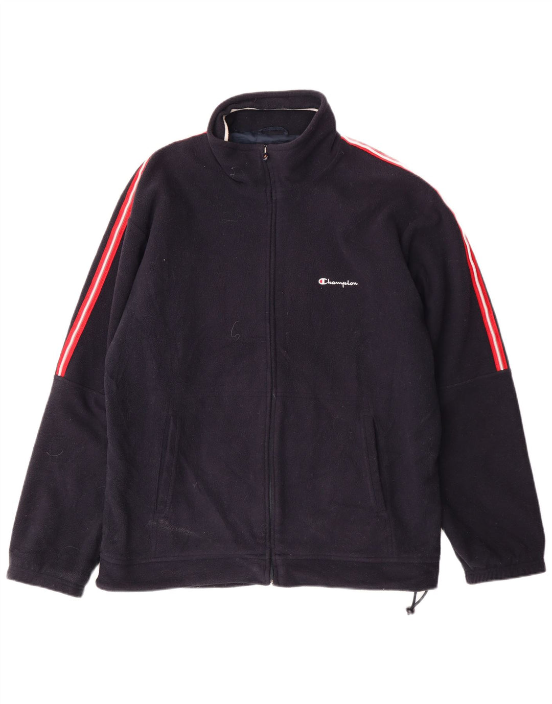 Champion Mens Fleece Jacket UK 40 Large Navy Blue Polyester