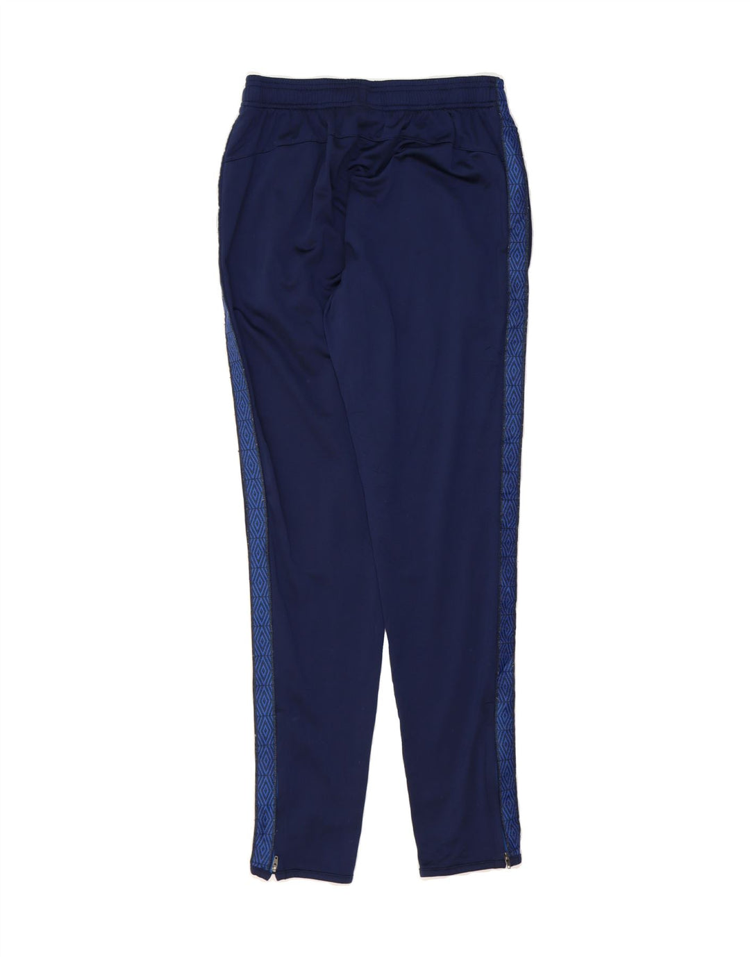 UMBRO Mens Graphic Tracksuit Trousers Small  Navy Blue Polyester Vintage Umbro and Second-Hand Umbro from Messina Hembry 