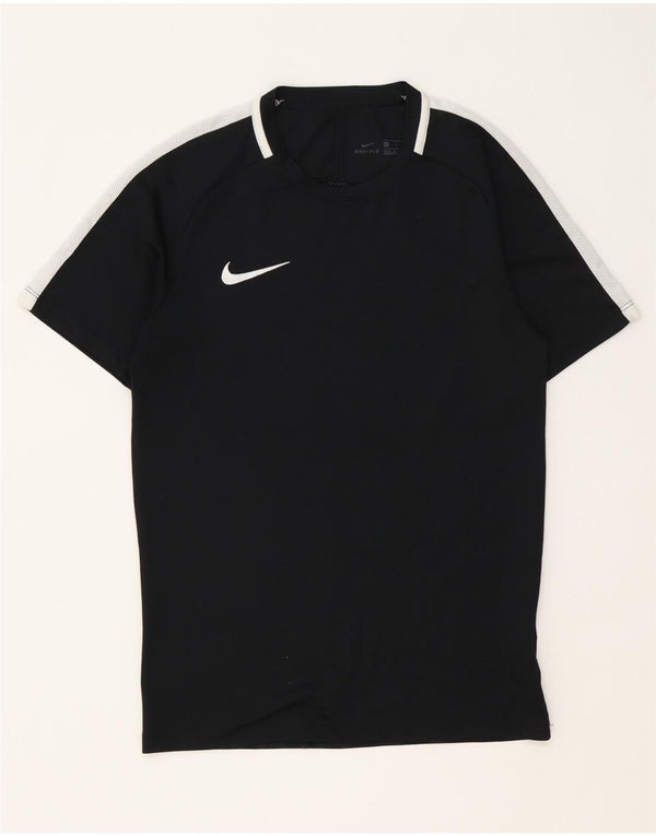 Nike Mens Dri Fit Polo Shirt Small Black Colourblock Polyester