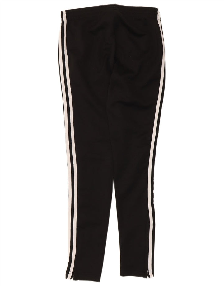 Pantaloni della tuta da donna Adidas UK 2 2XS poliestere nero