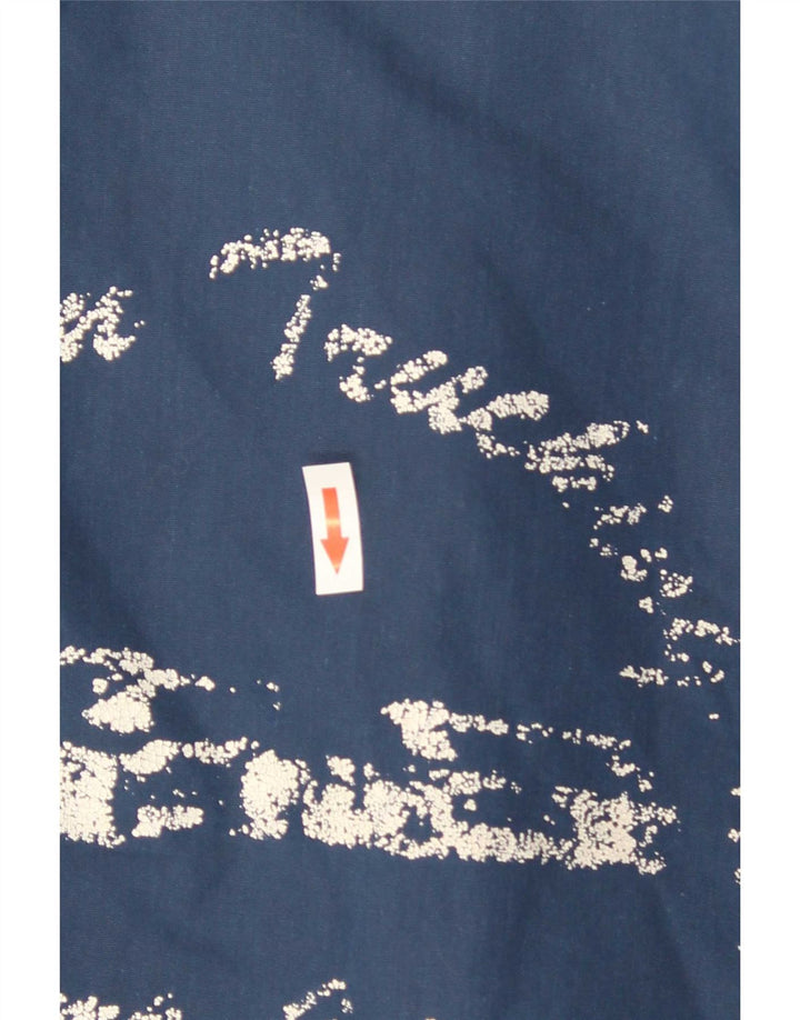 Jachetă vintage pentru bărbați cu grafică Varsity UK 44 2XL Albastru