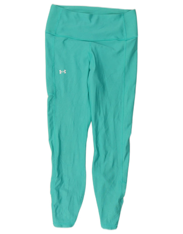 Under Armour Damen Capri-Leggings UK 12 Medium Türkis Polyester