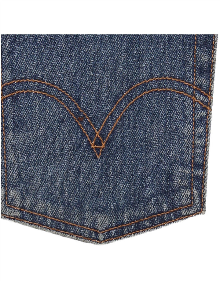 Levi's Womens Straight Jeans W27 L28 Blue Cotton