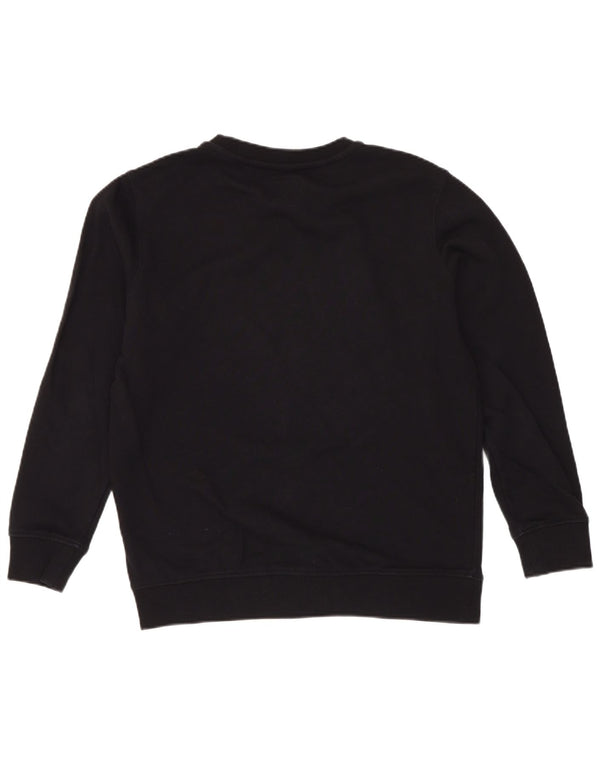 Vans Boys Graphic Sweatshirt Jumper 8-9 Years Small Black Cotton