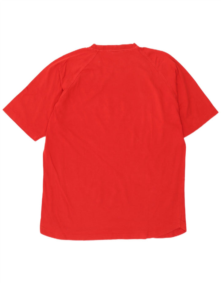 HOT STUFF Mens Graphic T-Shirt Top Large Red Cotton