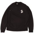 Nike Mens Graphic Sweatshirt Jumper Large Black Cotton