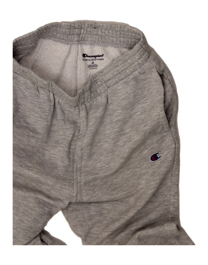 CHAMPION Boys Graphic Tracksuit Trousers Joggers 9-10 Years Medium Grey Vintage Champion and Second-Hand Champion from Messina Hembry 