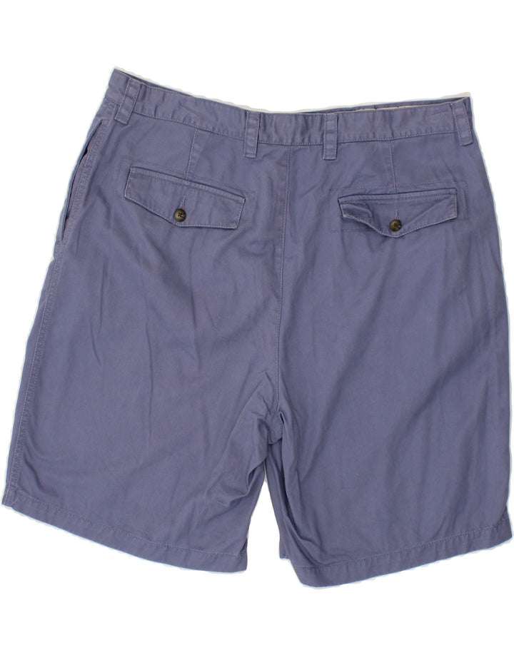 IZOD Mens Chino Shorts W40 XL Blue Cotton Vintage Izod and Second-Hand Izod from Messina Hembry 