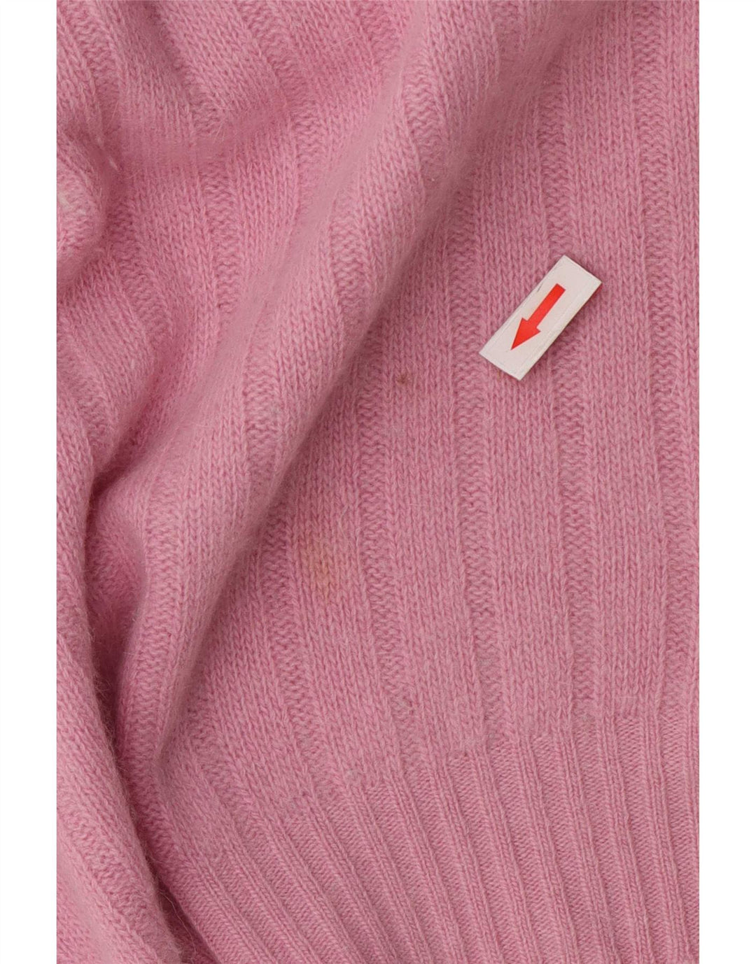 Vintage Dame Roll Neck Jumper Sweater UK 14 Medium Pink