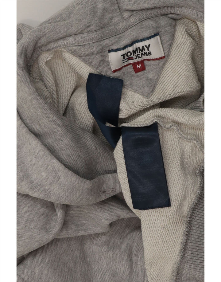 Tommy Hilfiger Mens Hoodie Jumper Medium Grey Cotton