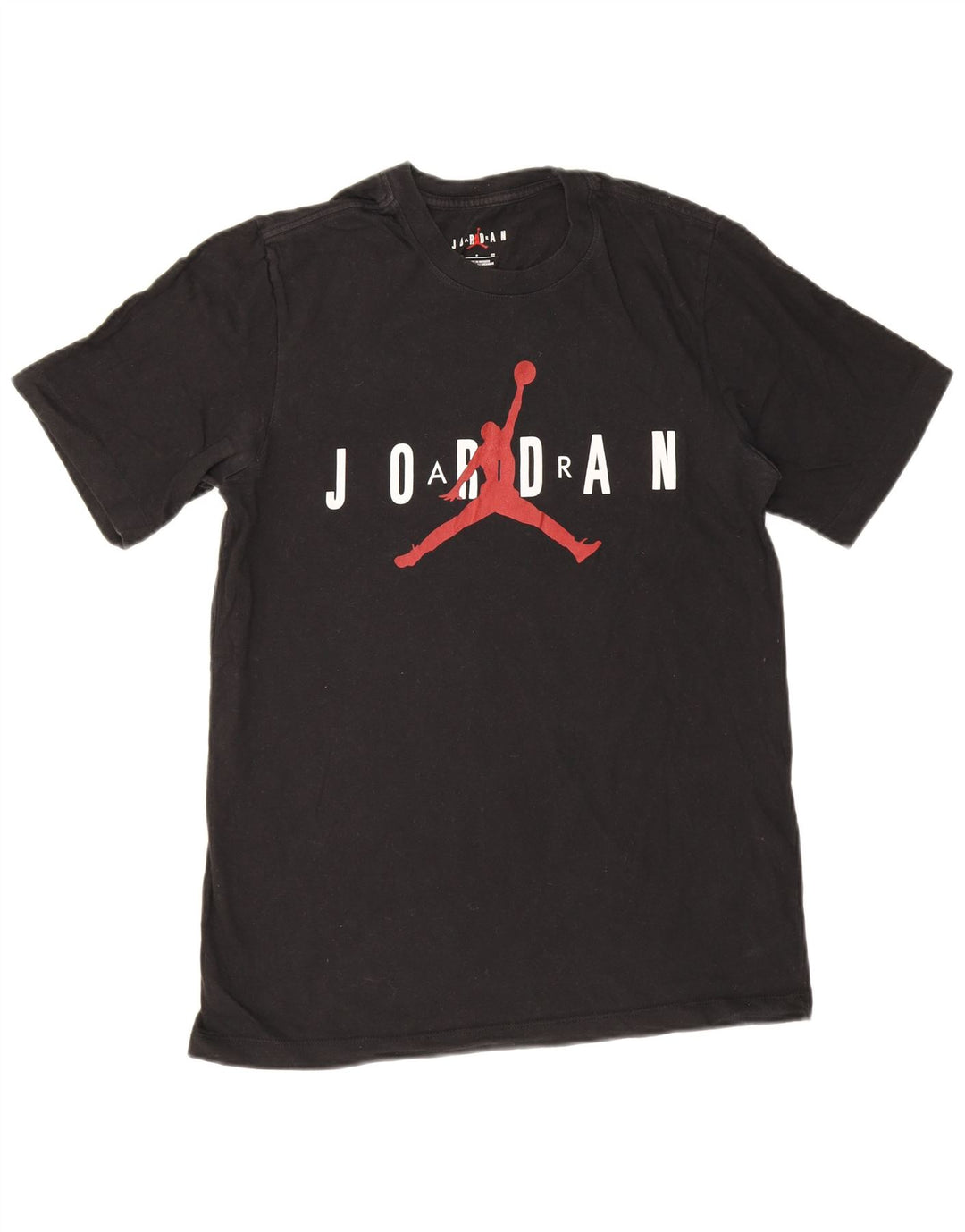 Jordan Mens Graphic T-Shirt Top Small Black Cotton