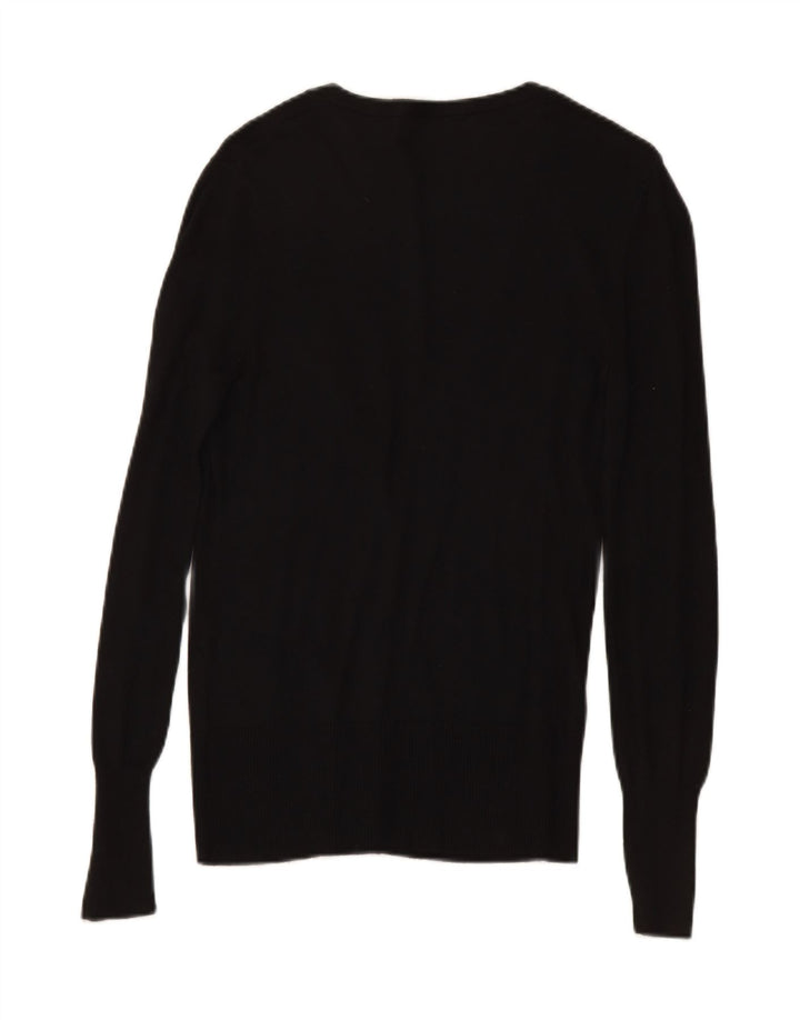 MOSSIMO Womens Cardigan Sweater UK 6 XS Black Nylon Vintage Mossimo and Second-Hand Mossimo from Messina Hembry 