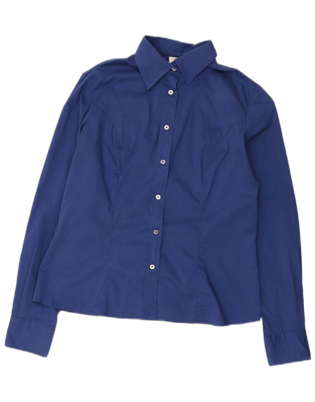Fay γυναικείο πουκάμισο UK 16 μεγάλο μπλε βαμβακερό