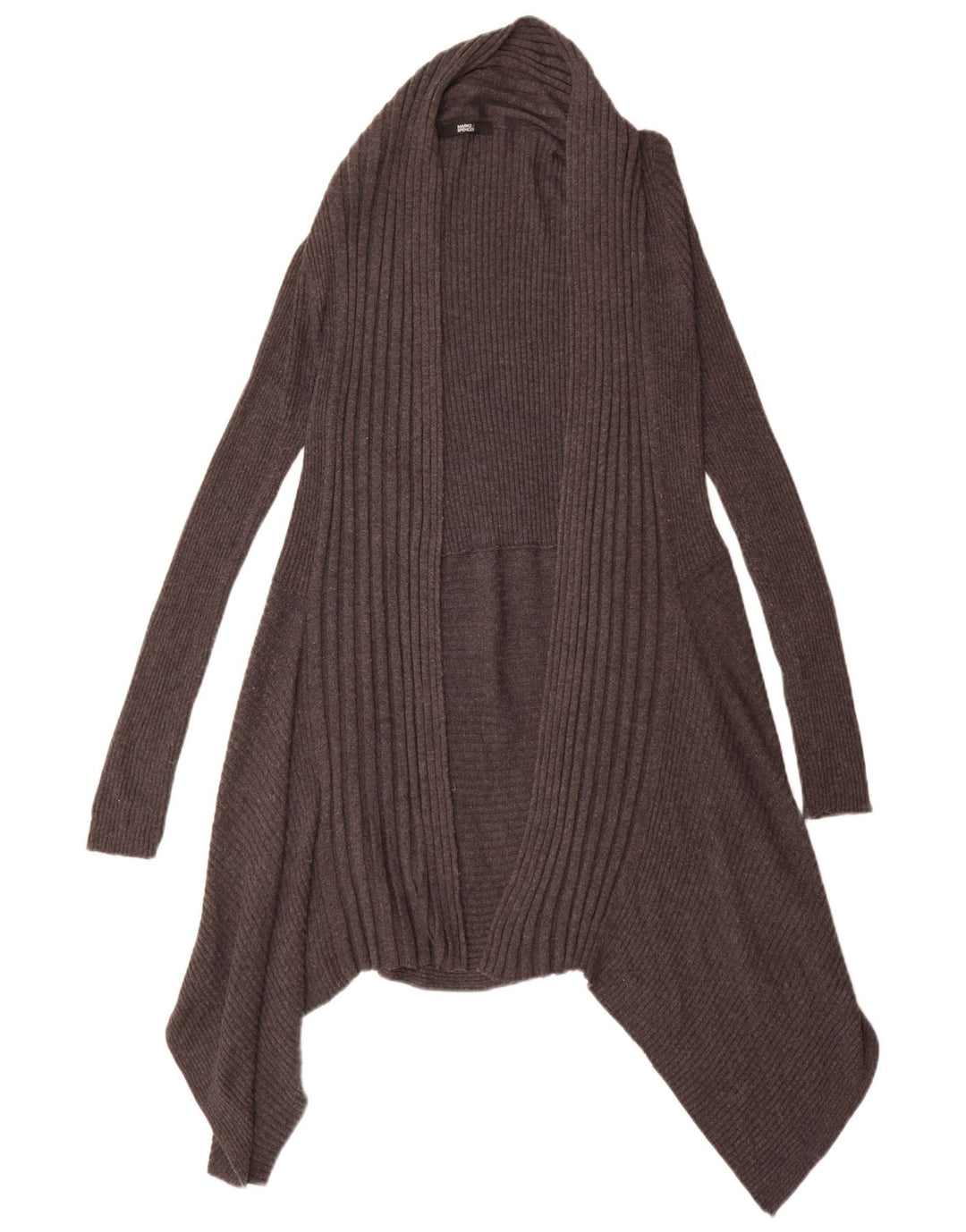 Marks & Spencer Pull cardigan asymétrique pour femme UK 14 Large Gris