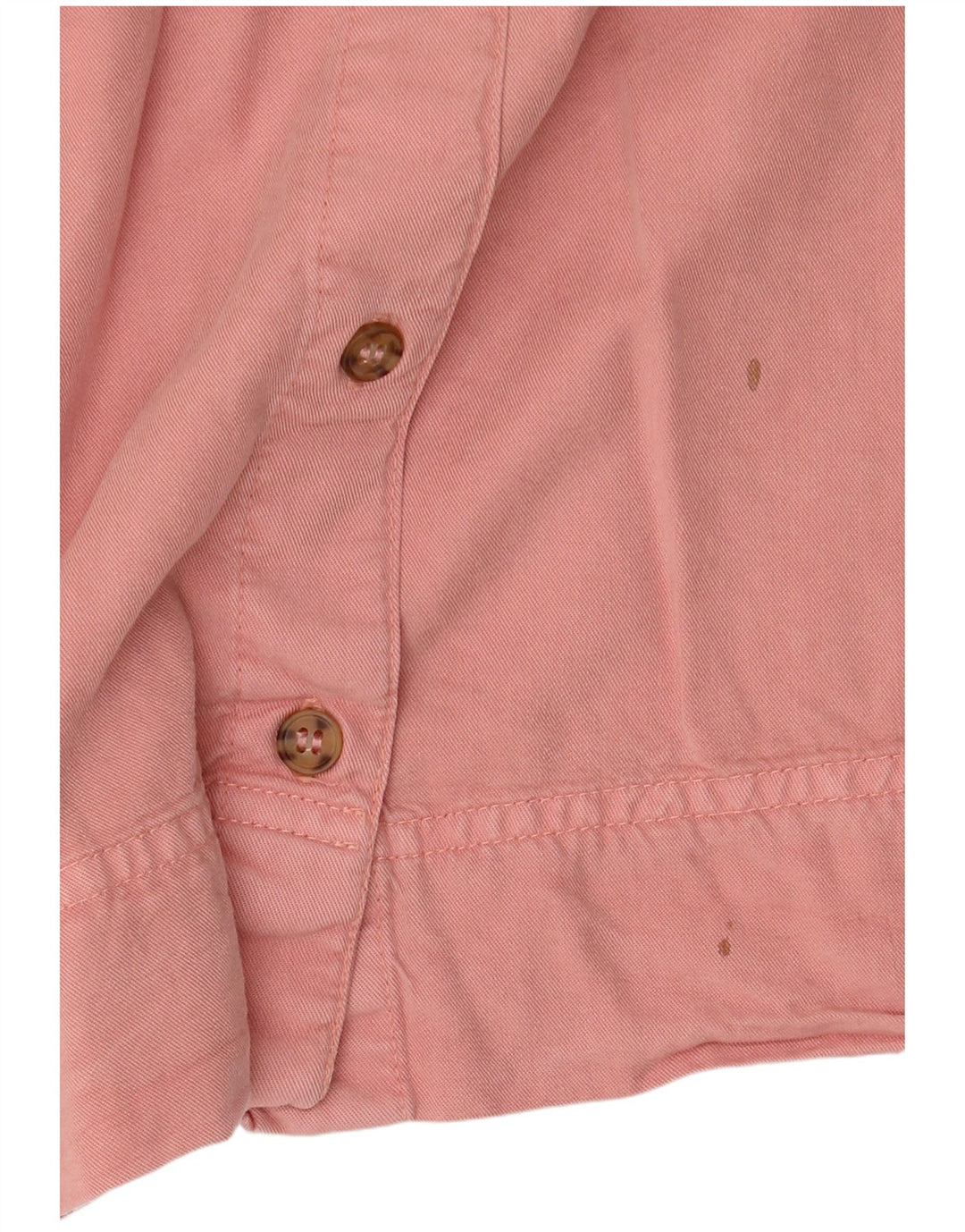 Topshop Womens Overshirt Oversized Shirt UK 10 Small Pink Lyocell